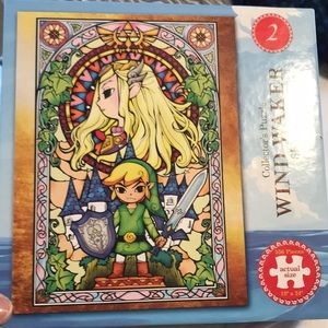 Zelda, Wind Walker Series Puzzle, collectors, 18” * 24”, 550 pieces,opened, used